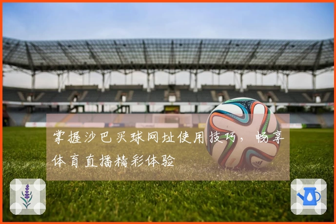 掌握沙巴买球网址使用技巧,畅享体育直播精彩体验