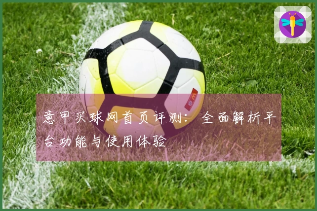 意甲买球网首页评测：全面解析平台功能与使用体验
